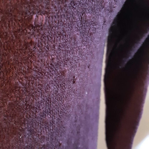 Burgandy Duster Open Sweater Size Small - Picture 3 of 8